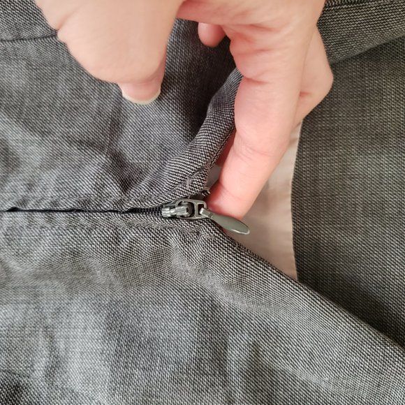 Calvin Klein Grey Classic Sleeveless Sheath Dress - Picture 8 of 12